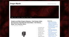 Desktop Screenshot of dragonmystic.com