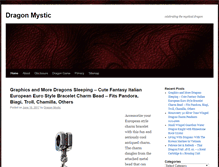 Tablet Screenshot of dragonmystic.com